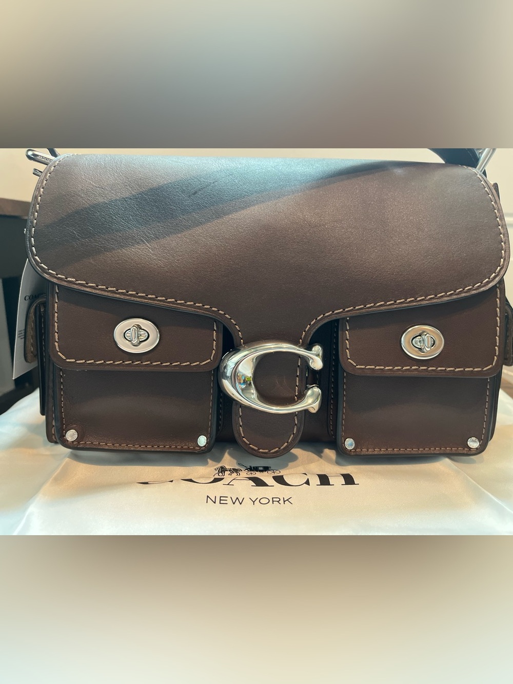 Coach Soft Tabby Cargo Bag in Maple NWT’s - Picture 7 of 11